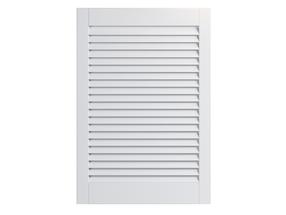 Baldinės durelės, 49.4 cm x 69 cm, medis, balta