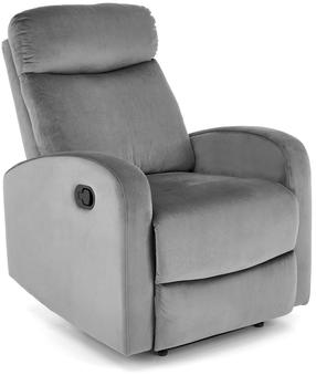 Atlošiamas krėslas Wonder, pilkas, 95 cm x 75 cm x 98 cm