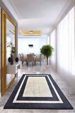 Kilimas Conceptum Hypnose Black Frame 882CHL1955, įvairių spalvų, 140 cm x 190 cm