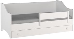 Vaikiška lova viengulė ADRK Naomi, balta, 80 x 160 cm, su patalynės dėže, su čiužiniu
