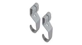 Laikiklis Dolle, 8.2 cm x 3.2 cm, pilka, 2 vnt.