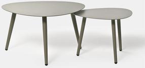 Kavos staliukų komplektas Miloo Tica, rudas, 68 cm x 62 cm x 45 cm, 2 vnt.