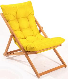 Lauko kėdė Floriane Garden MY006 644MYD1128, geltona, 44 cm x 59 cm x 90 cm