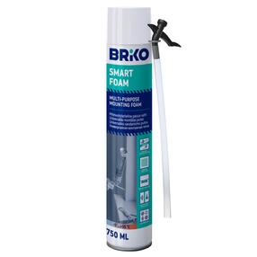 Montažinės putos Briko Smart Foam, 750 ml