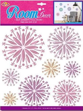 Dekoratyvinis lipdukas Marko Crystal Flakes 2, 17 cm x 17 cm