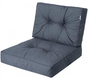 Lauko baldų pagalvių rinkinys Hobbygarden Kaja R2 KAJGRN6, tamsiai mėlyna, 39 x 59 cm