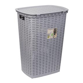 Skalbinių dėžė Jotta Felix, 54 l, pilka, 45 cm x 34 cm