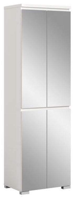 Prieškambario spinta MC Akcent Shoelove, balta, 60 cm x 40 cm x 194 cm