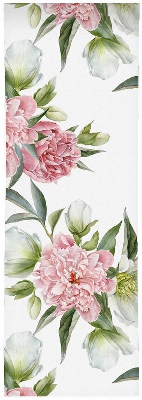 Naktinė užuolaida ZPMB-62, balta/rožinė/žalia, 75 cm x 250 cm