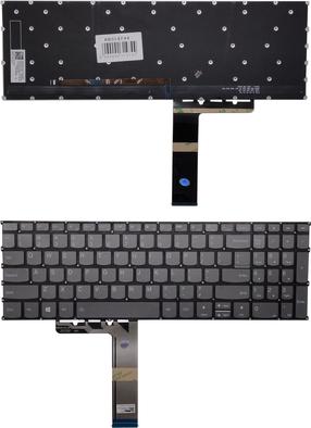 Nešiojamų kompiuterių klaviatūra Lenovo KB314744 for Lenovo ThinkBook 15 G2 with backlight (US), juoda, belaidė