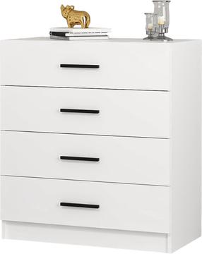 Komoda Kalune Design Kale 506MNR3437, balta, 47 cm x 90 cm x 100 cm