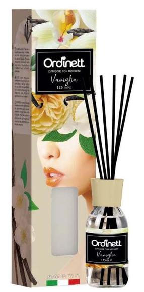 Namų kvapas, kvapiosios lazdelės Ordinett Vanilla, 125 ml