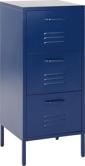 Stalčių blokas Beliani Wostok, mėlyna, 40 cm x 43 cm x 103 cm