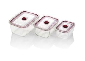 Maisto dėžučių rinkinys Jata HREC4204 9699001, 0.500 - 1.500 l, 3 vnt.