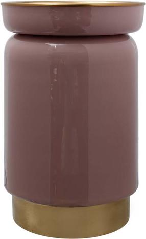 Kavos staliukas Kayoom Art Deco 175, aukso/rožinis, 31.5 cm x 31.5 cm x 46.5 cm