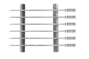 Iešmas Enders Skewers With Stand, 38 cm x 28 cm x 4.5 cm