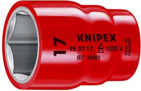 Žvaigždinė varžtų veržlių galvutė Knipex 98 37 16, 46 mm, 16 mm, 3/8", Ø27 mm