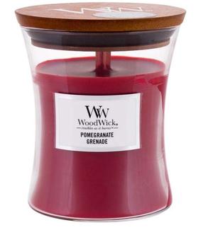 Žvakė, aromatinė WoodWick Pomegranate Grenade, 65 h, 275 g, Raudona