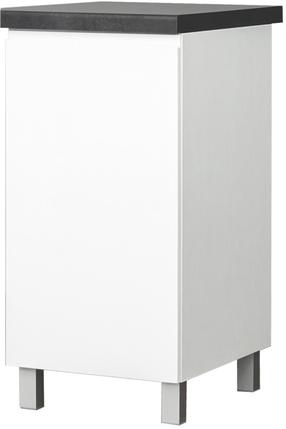 Apatinė virtuvinė spintelė Bodzio Kampara KKA40DP-BI/L/BI, balta, 60 cm x 40 cm x 86 cm