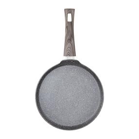 Blynų keptuvė Ambition Wavy Qualum Basic Stone Edition, 26 cm, aliuminis