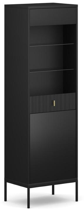 Vitrina Maggiore, aukso/juoda, 39 cm x 53.9 cm x 175 cm