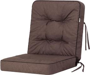 Lauko baldų pagalvių rinkinys Hobbygarden Venus V12CBE5, tamsiai ruda, 110 x 60 cm