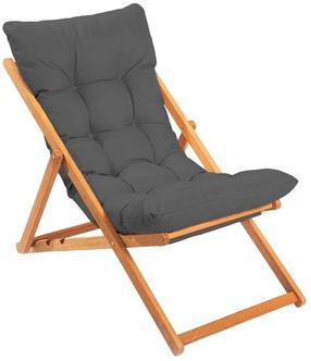 Lauko kėdė Floriane Garden MY006, pilka, 44 cm x 59 cm x 90 cm