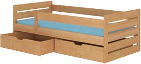 Vaikiška lova viengulė ADRK Bemma, buko, 90 x 200 cm, su patalynės dėže, su čiužiniu