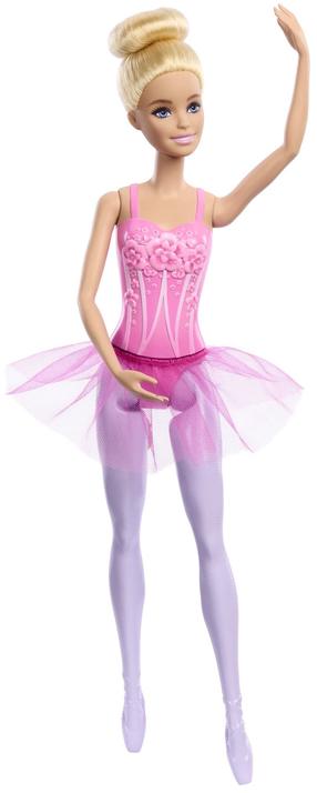 Lėlė Mattel Barbie Ballerina HRG34, 29 cm, Rožinė