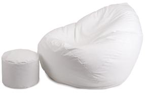 Sėdmaišių rinkinys Mega Comfort XXL 001, baltas