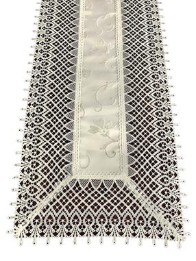 Stalo takelis stačiakampė, kreminė, 50 x 100 cm