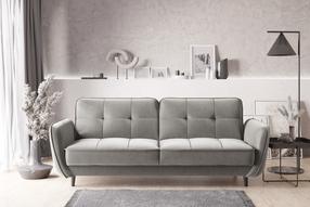 Sofa Bellis Nube 3, šviesiai pilka, 90 x 220 cm x 83 cm