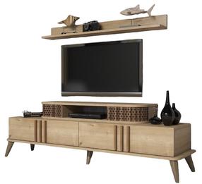 Svetainės baldų komplektas Kalune Design Eylul, vidaus, ąžuolo