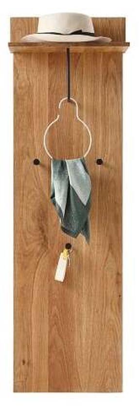 Drabužių kabykla su lentyna MCakcent Agra 52496EM9, 135 cm, medžio