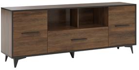 Televizoriaus spintelė Gala Meble Frida RTV2D2S, rudas, 40 cm x 179 cm x 68 cm