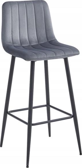 Kėdžių rinkinys Leobert Pozza, juoda/pilka, 35 cm x 43 cm x 104 cm, 2 vnt.