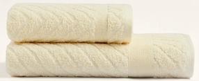 Vonios rankšluosčių rinkinys Foutastic 1029A-033-2 459ELT1114, kreminė, 150 cm x 90 cm, 2 vnt.