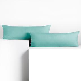 Pagalvės užvalkalas Restilo Amber, žydra, 200 cm x 40 cm, 2 vnt.