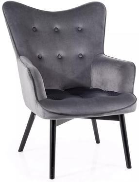 Kėdė Carmen Bluvel 14, pilka, 75 cm x 72 cm x 99 cm