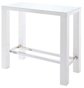 Baro stalas MC Akcent Jam 12, baltas, 120 cm x 60 cm x 107 cm