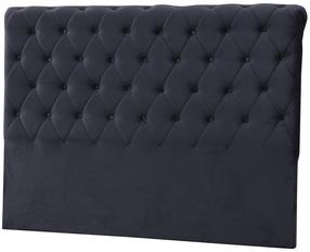 Lovos galvūgalis Kalune Design Sonata 140, 6 cm x 140 cm, 125 cm, antracito
