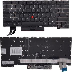 Nešiojamų kompiuterių klaviatūra Lenovo KB314867 for Lenovo ThinkPad T14s with trackpoint (US), Anglų (US), juoda, belaidė