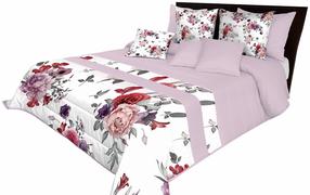 Lovatiesė NMR-024, balta/rožinė, 220 cm x 240 cm