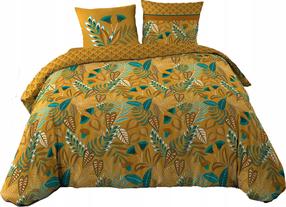 Patalynės užvalkalų komplektas Douceur d`Interieur Tilda, garstyčių, 220 x 240 cm