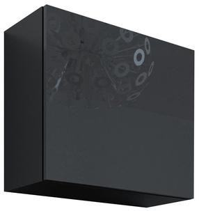 Sieninė lentyna Cama Meble Vigo, juoda, 50 cm x 30 cm x 50 cm