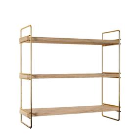 Pastatoma lentyna Kalune Design Masa, aukso/ruda, 45 cm x 16 cm x 40 cm