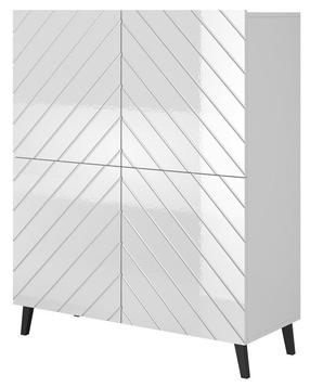 Spintelė Cama Meble Abeto, balta, 100.5 cm x 40 cm x 121.5 cm