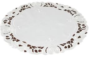 Staltiesė apvali OH-150-A, balta, 130 x 130 cm