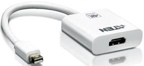 Adapteris Aten Mini DisplayPort to HDMI Mini Display port male, HDMI female, balta
