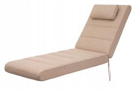 Lauko baldų čiužinys Hobbygarden Malaga, smėlio, 204 x 60 cm